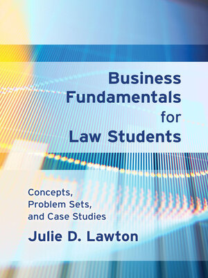 cover image of Business Fundamentals for Law Students